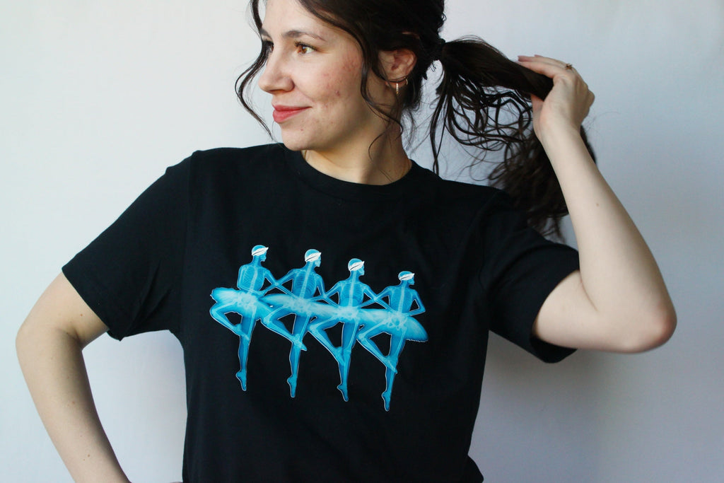 4 Swan Skeletons T-Shirt