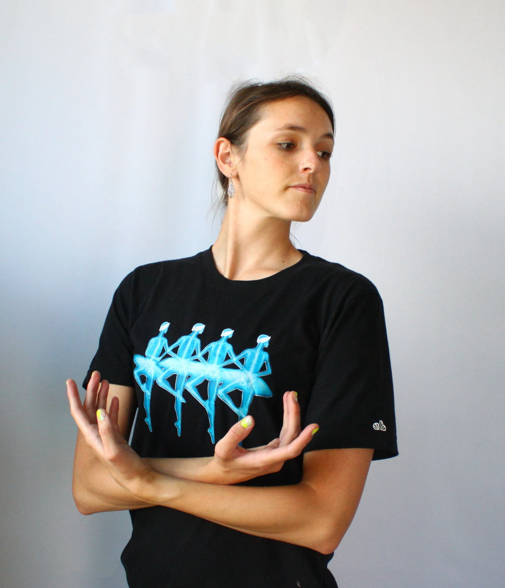 4 Swan Skeletons T-Shirt