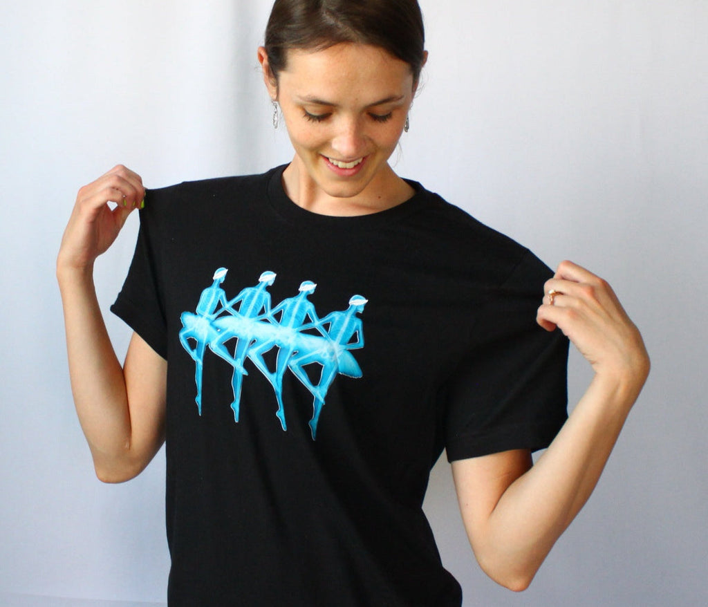 4 Swan Skeletons T-Shirt